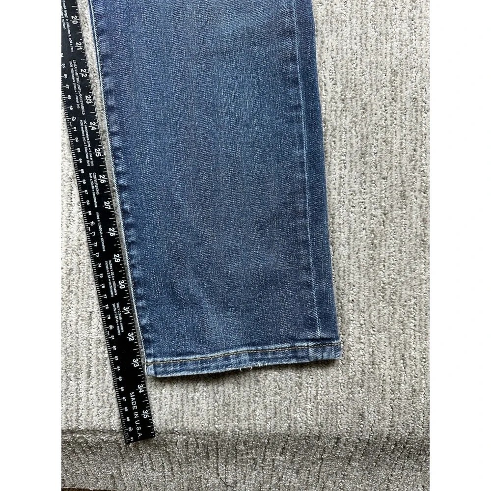 Liverpool Regent Relaxed Straight Jeans Mens 38x34 Blue Stretch Denim Dark Wash